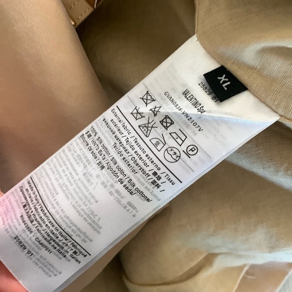 Valentino Spa trench coat tan studs detail sz XL luxury buttons classic elegant - Picture 12 of 16